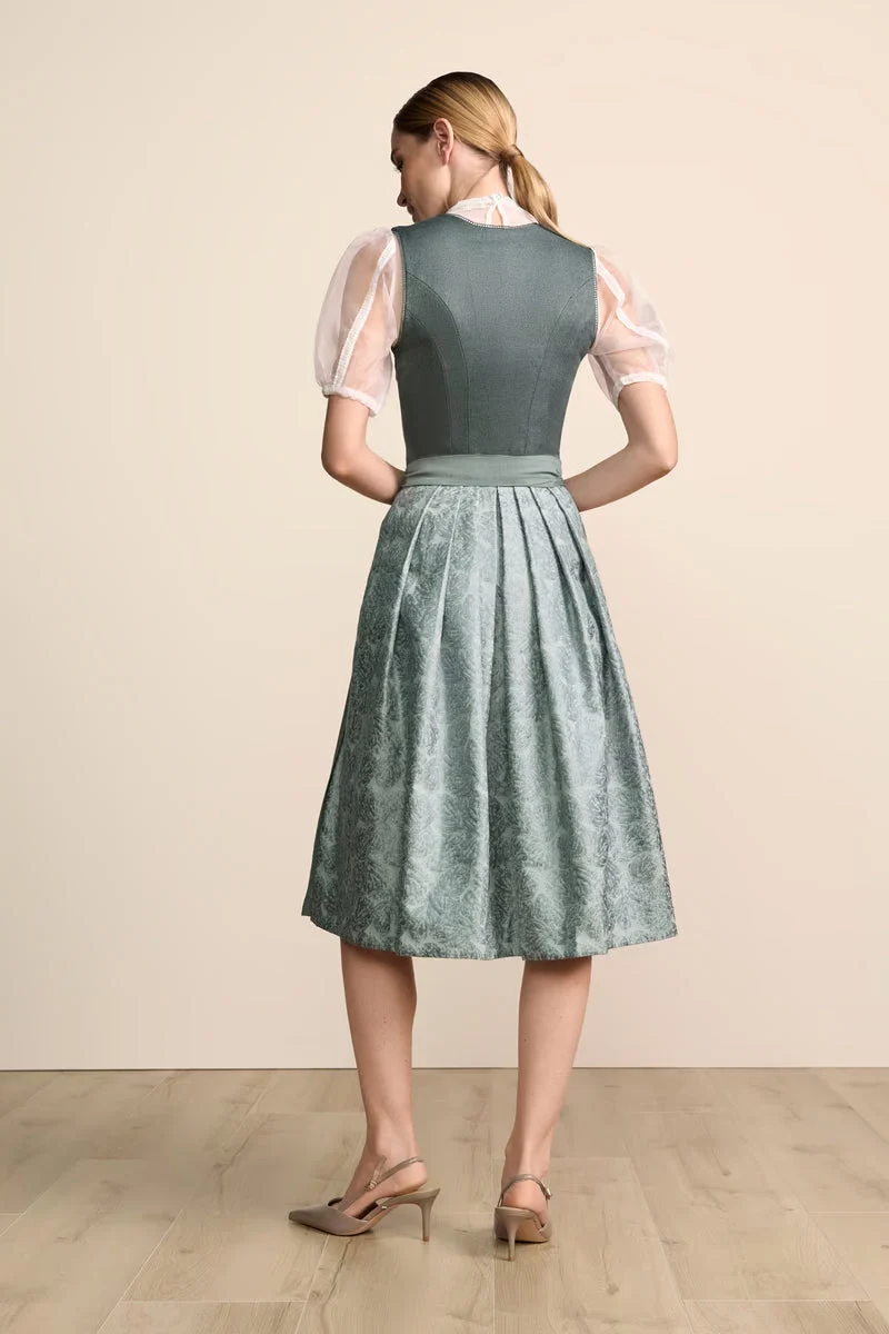 Kruger Long Dirndl 2pcs. 70cm "Katelyn" green