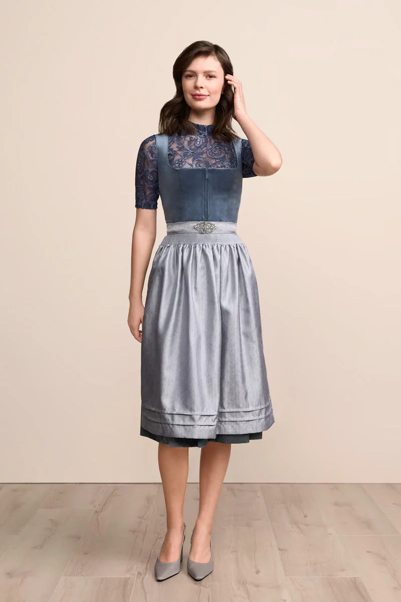 Kruger Long Dirndl 2pcs. 70cm "Aurela" navy