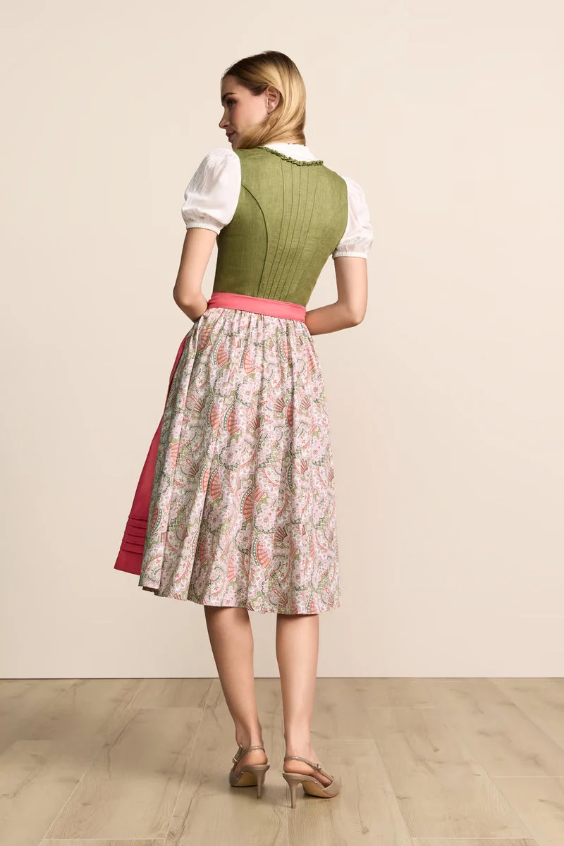 Kruger Long Dirndl 2pcs. 70cm "Aletta" green