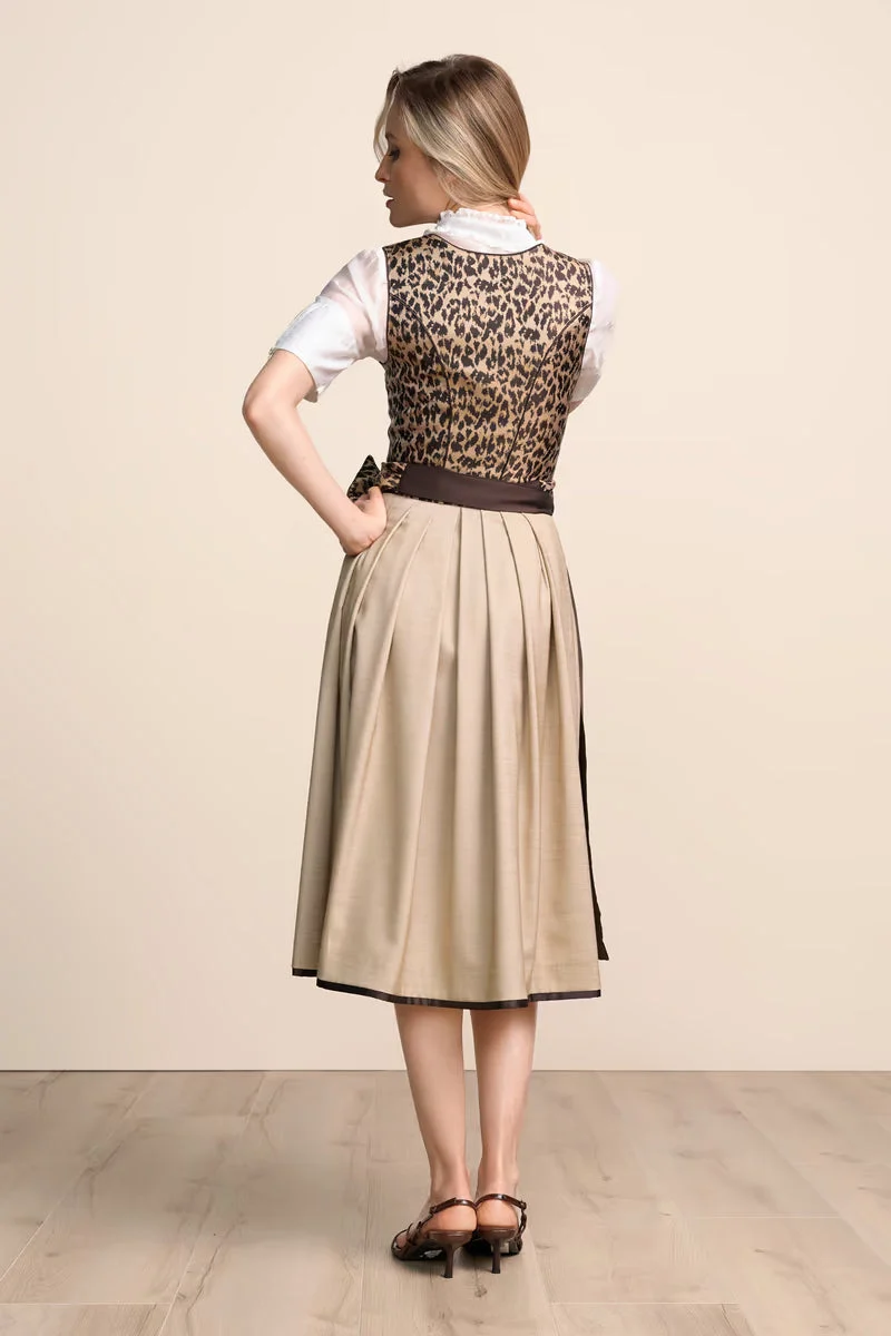 Kruger Long Dirndl 2pcs. 70cm "Carly" brown