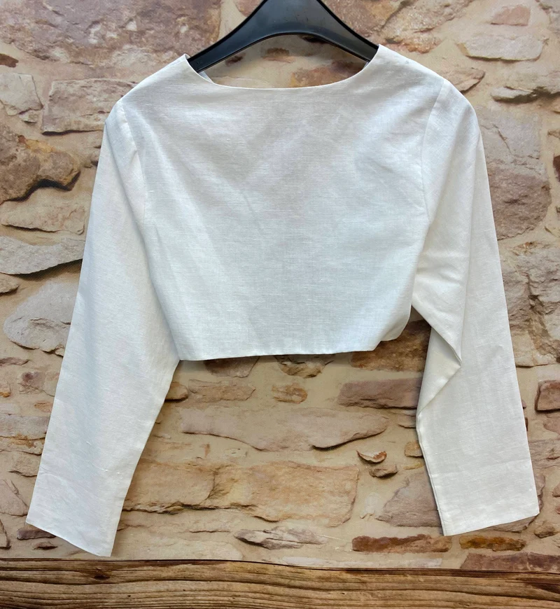 Kommunionjacke Mädchen Weiß Bolero Gr. 158