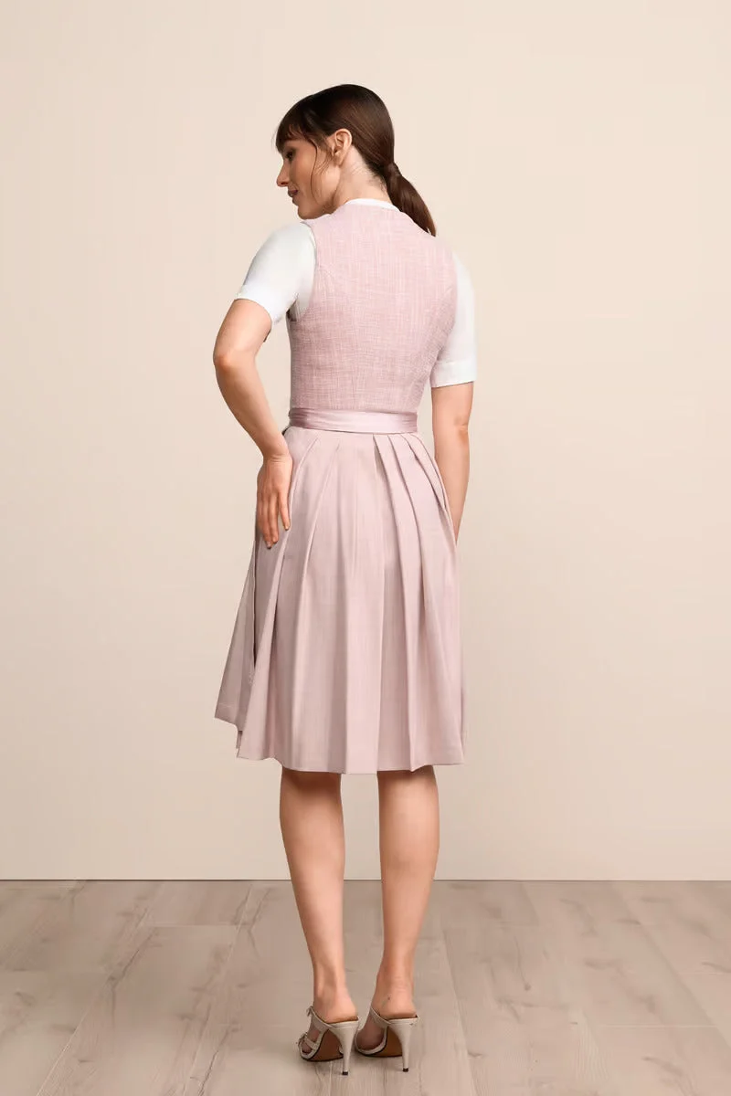 Kruger Madelen Midi Dirndl, Pink — 60cm 2pc Set