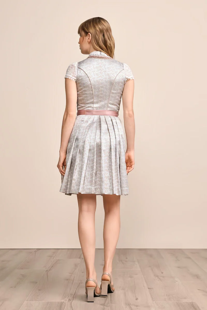 Kruger Mini Dirndl 2pcs. 50cm "Emilija" gray