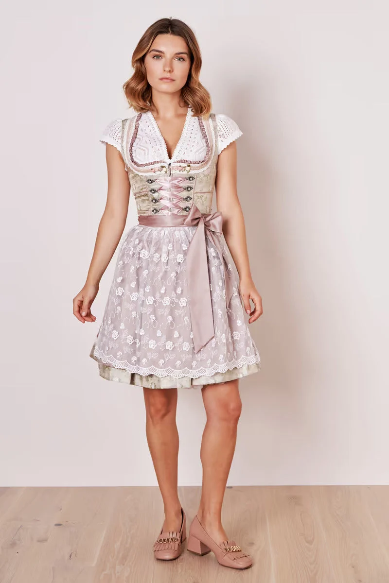 Kruger Juliane Mini Dirndl, Green — 50cm 2pc Set
