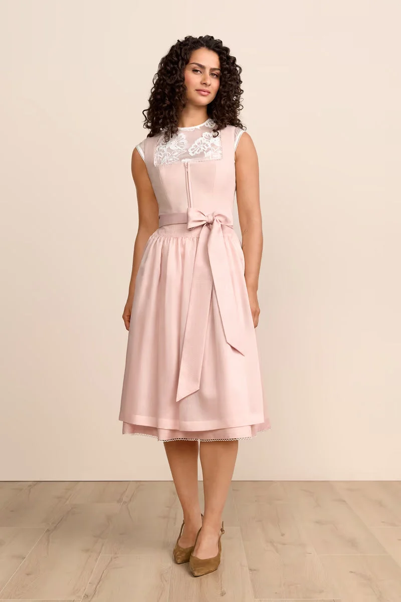 Krüger Sorelle Long Dirndl, Rose — 70cm 2pc Set