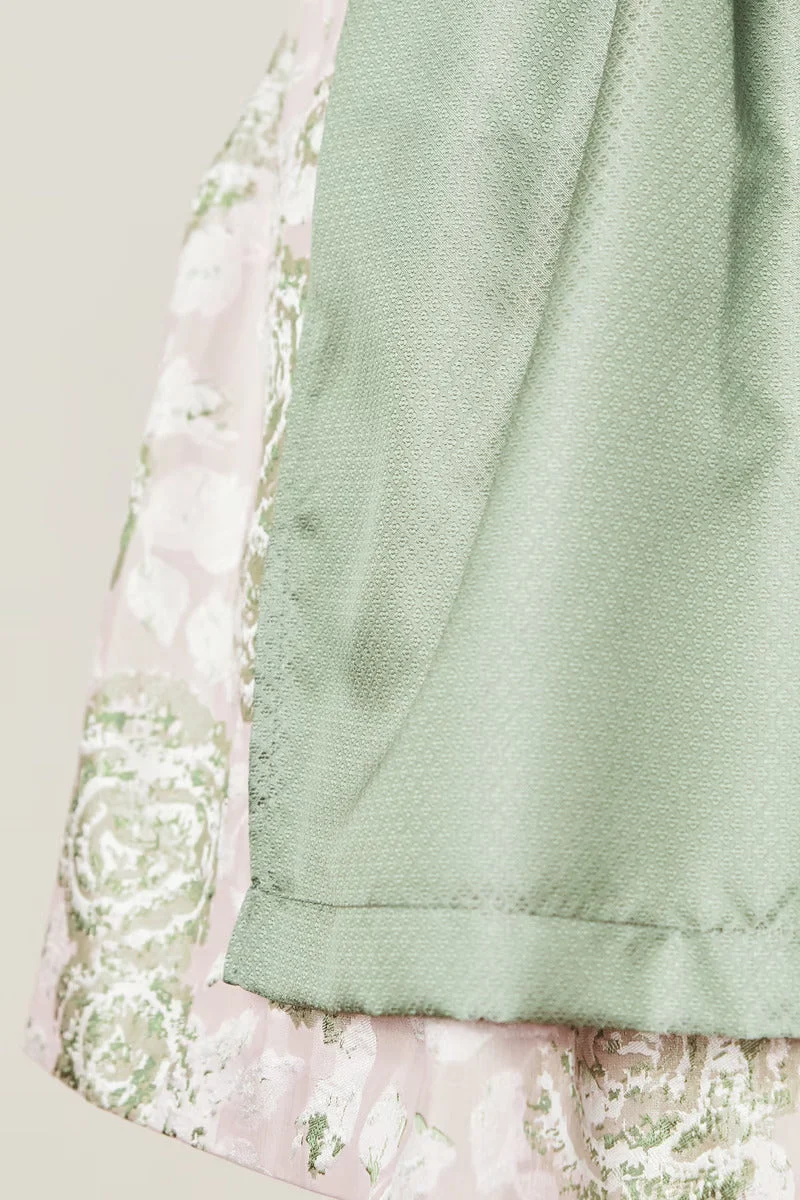 Kruger Mini Dirndl 2pcs. 50cm "Neelia" green