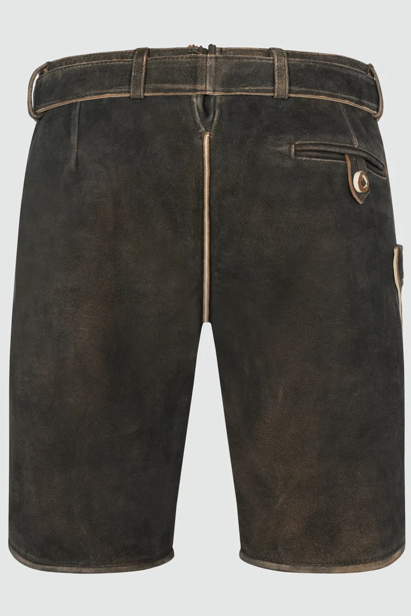 Kruger Men's Lederhosen "Arendt" with belt (size 54) closeout