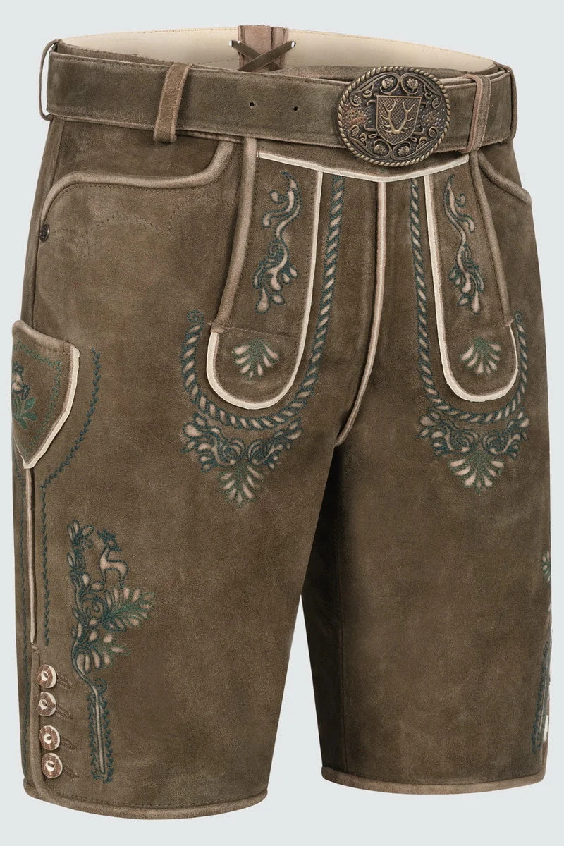 Kruger Men's Lederhosen "Cailan" brown (size 50,54)