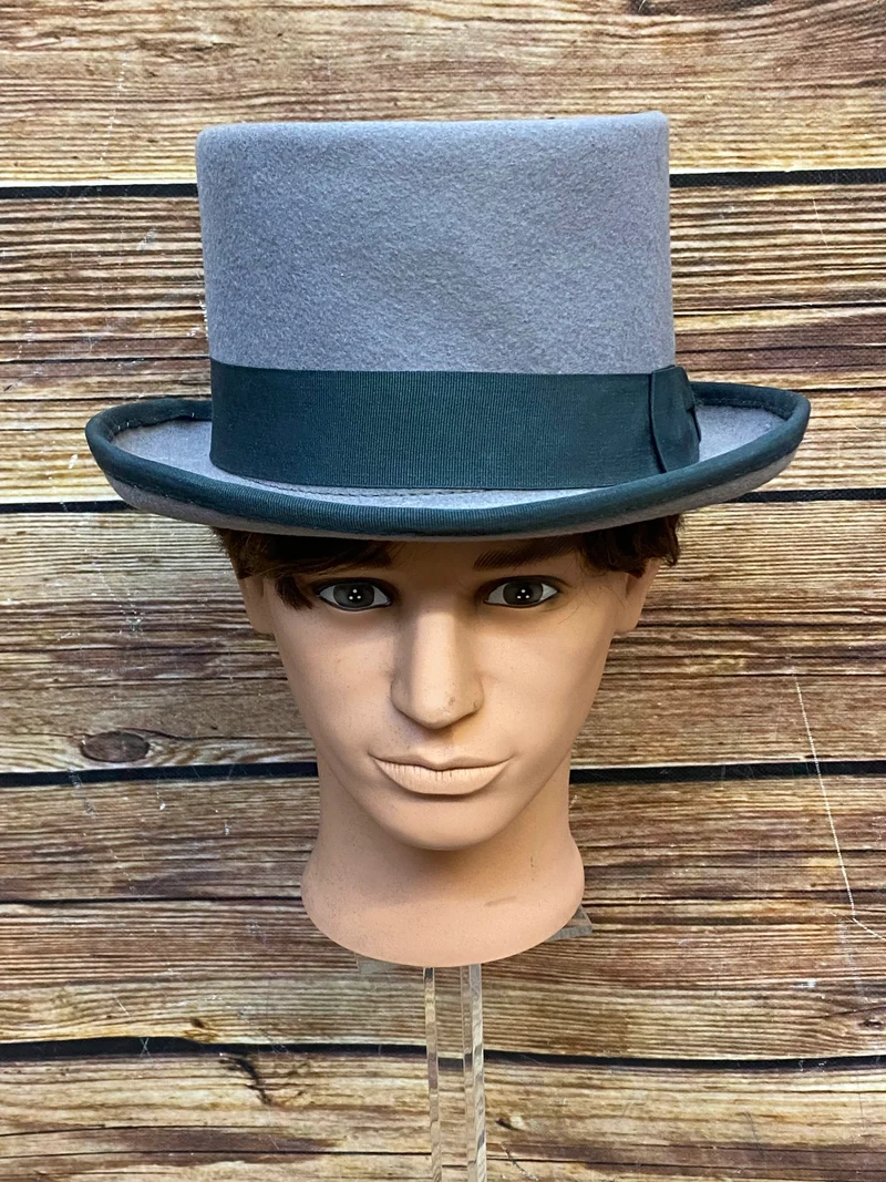 Vintage Zylinder grau Gr. 59