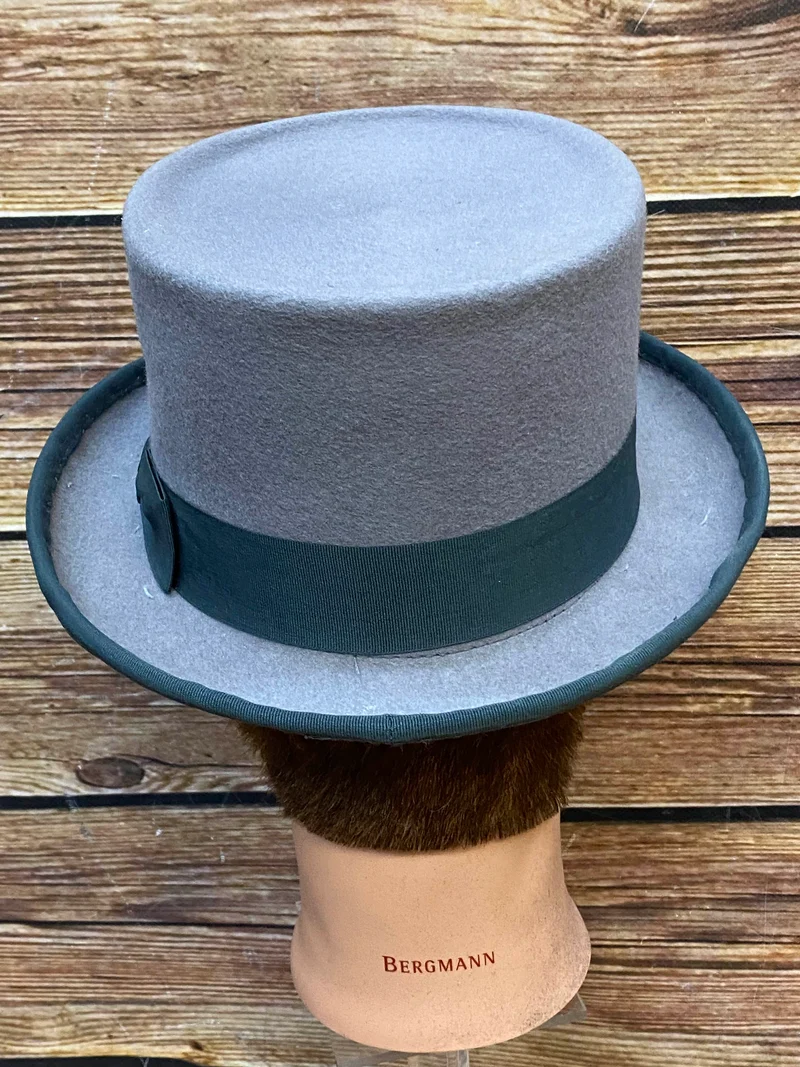 Vintage Zylinder grau Gr. 59