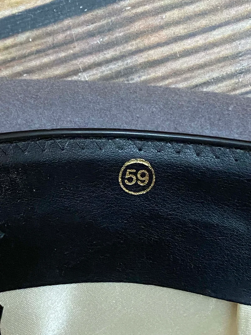 Vintage Zylinder grau Gr. 59