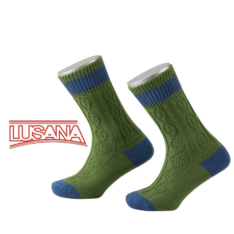 Boy's Socks 2-Tone (green/blue)