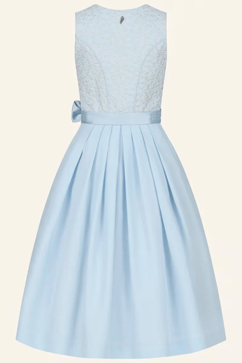 Kruger Long Dirndl 2pcs. 70cm "Soreya" blue