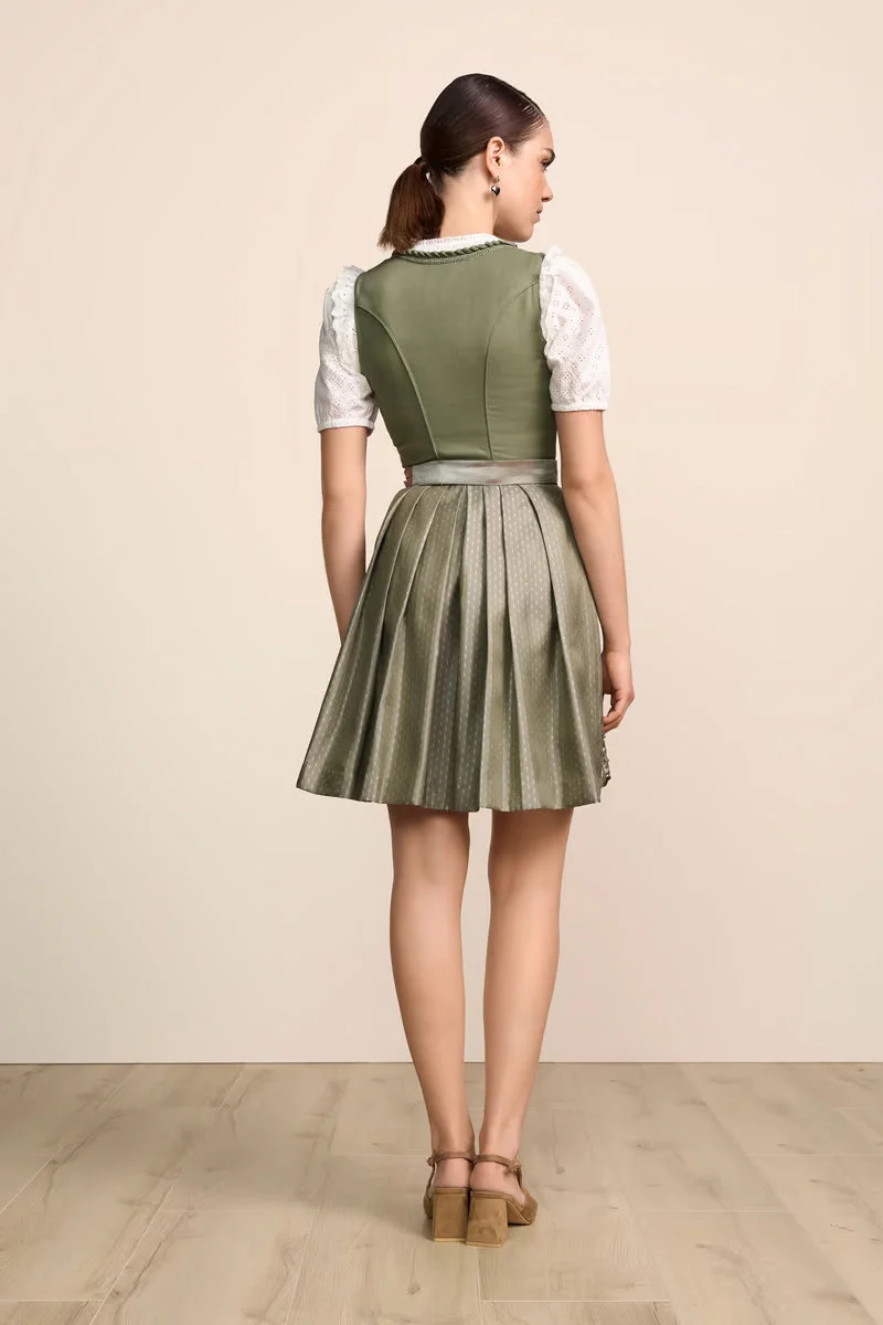 Kruger Malana Mini Dirndl, Green — 50cm 2pc Set