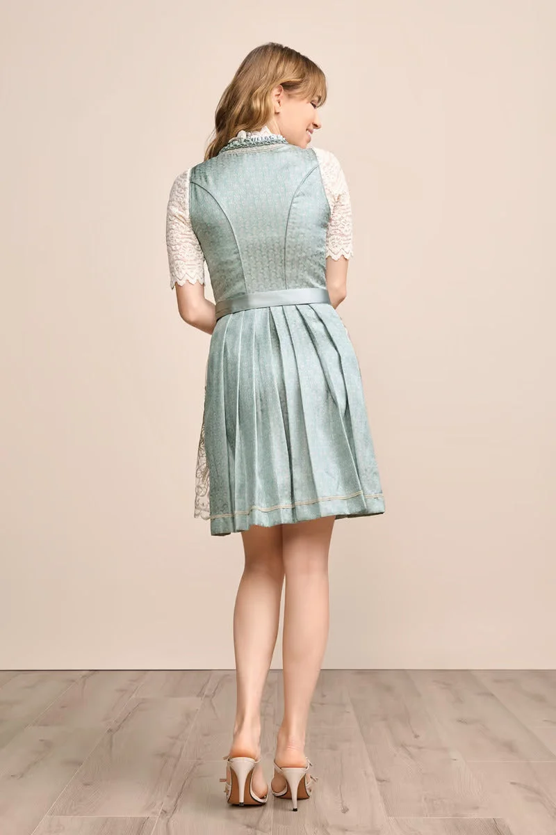 Kruger Mini Dirndl 2pcs. 50cm "Lilinoe" turquoise