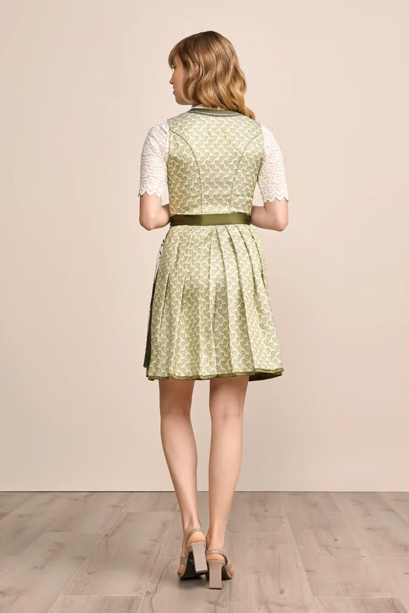 Kruger Mini Dirndl 2pcs. 50cm "Brynlee" green