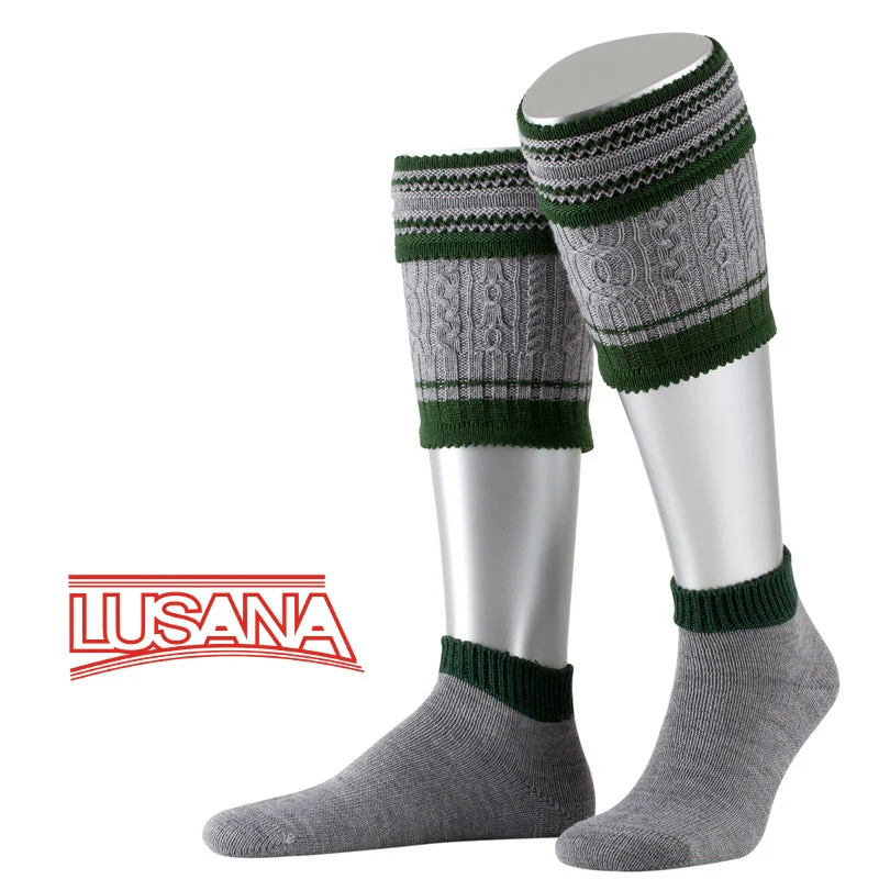 Traditional Costume - Loferl Hand-Knitted grey/fir (ships same day) Size 42/43 (11)