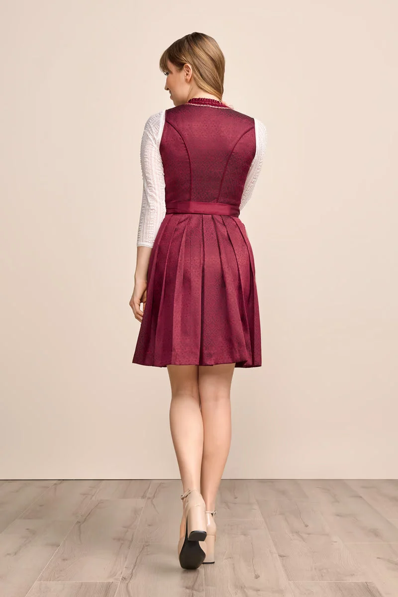 Kruger Mini Dirndl 2pc 50cm "Dafna" red