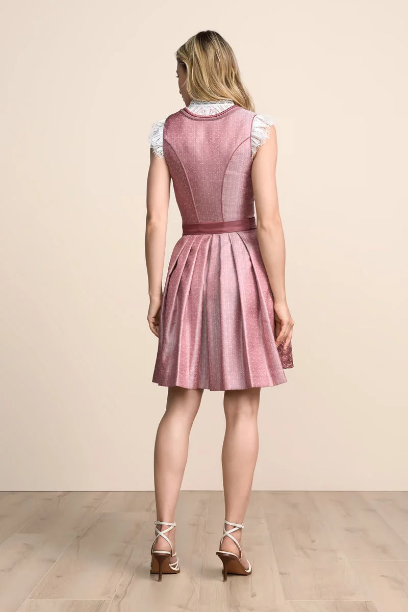 Kruger Mini Dirndl 2pc 50cm "Serenai" pink