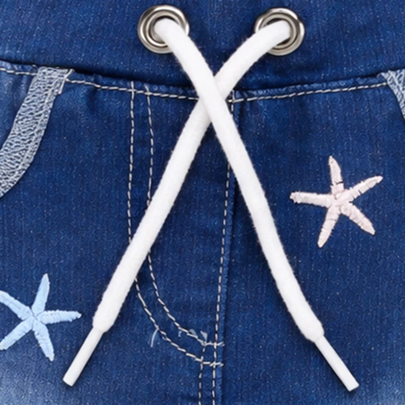 BONDI Baby Mädchen Jeansshort Bermuda "Marine Life" 86698 | Blue denim