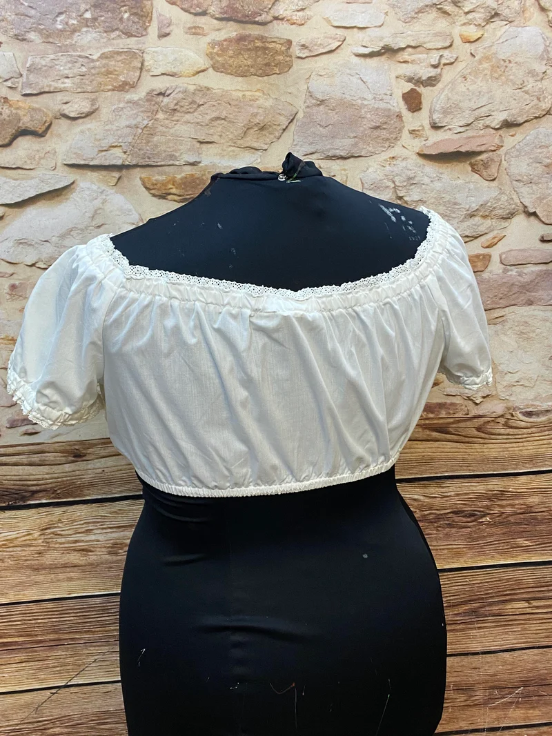 Dirndlbluse MarJo – Carmenstil, Gr. XL