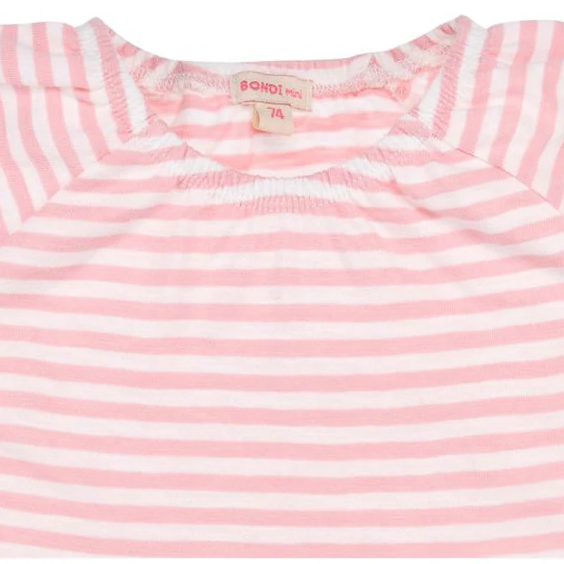 BONDI Kinder T-Shirt "Froschkönig" 86570 - Rosa / Weiß | Mädchen Kurzarmshirt