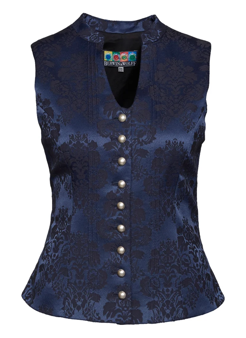 Elegantes Stretch-Jacquard-Mieder