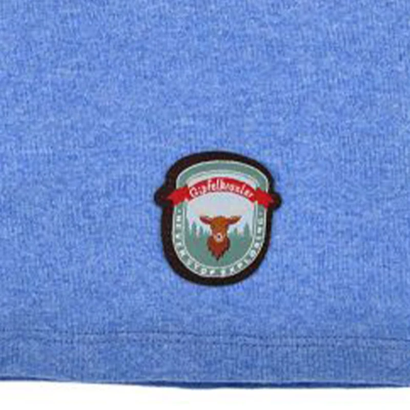 BONDI Jungen T-Shirt Hosenträger "Lausbub" 91833 | Blue melange