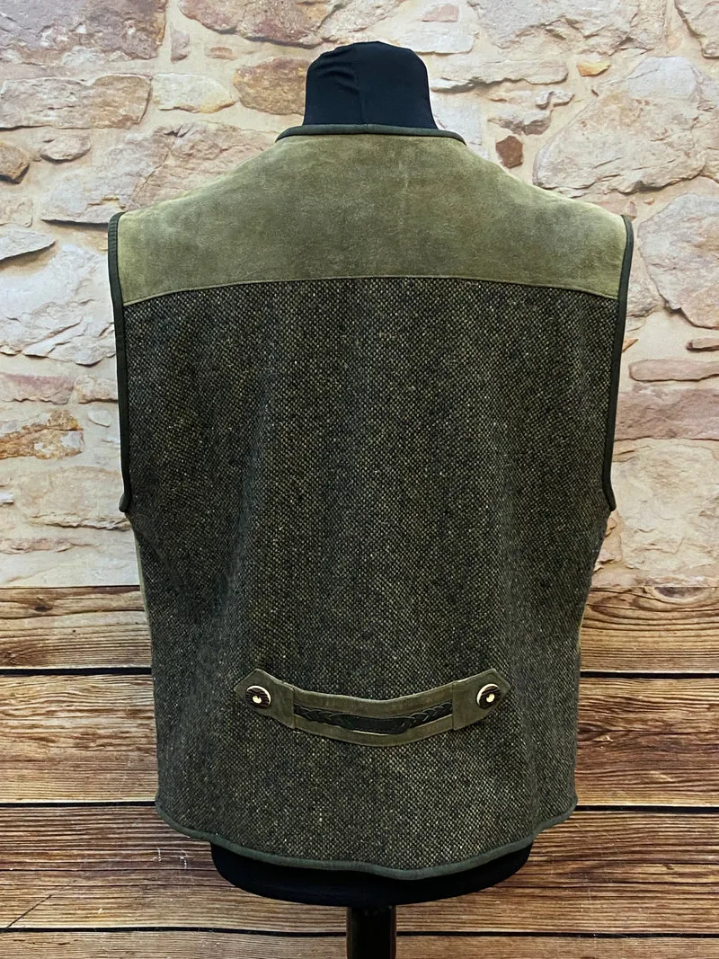 Vintage Trachtenweste Grün Gr. 50 – Distler Originals (Sale)