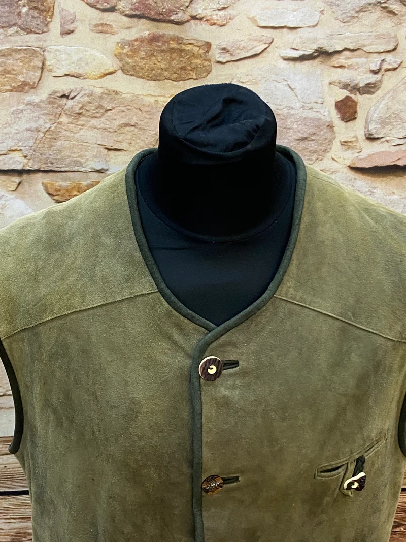 Vintage Trachtenweste Grün Gr. 50 – Distler Originals (Sale)