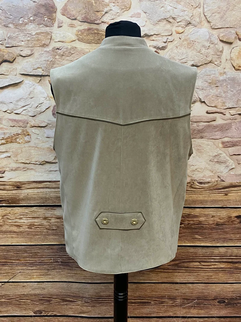 Vintage Trachtenweste Beige Gr. 50