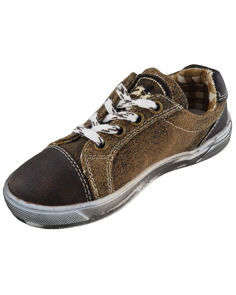 MADDOX Kinder Schuhe Sneaker "Nepomuk" | Holz Antik Braun