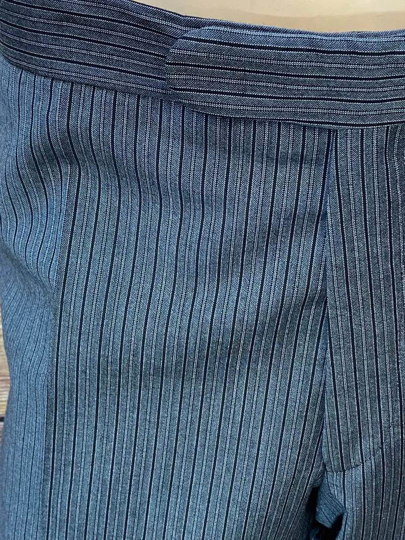 Vintage Stresemannhose grau gestreift – Größe 30
