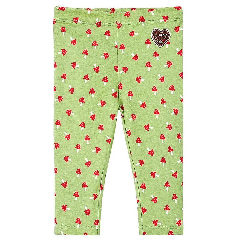 BONDI Baby Mädchen Leggings "Pilzallover" 86686 | Grün
