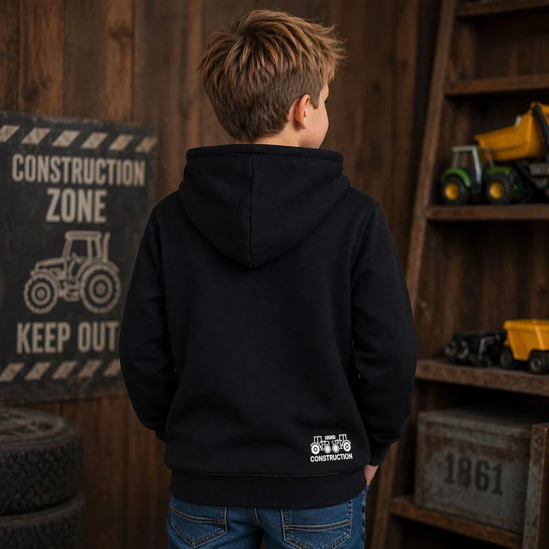 BONDI Jungen Hoodie Sweatshirt "Power" 33168 | Schwarz