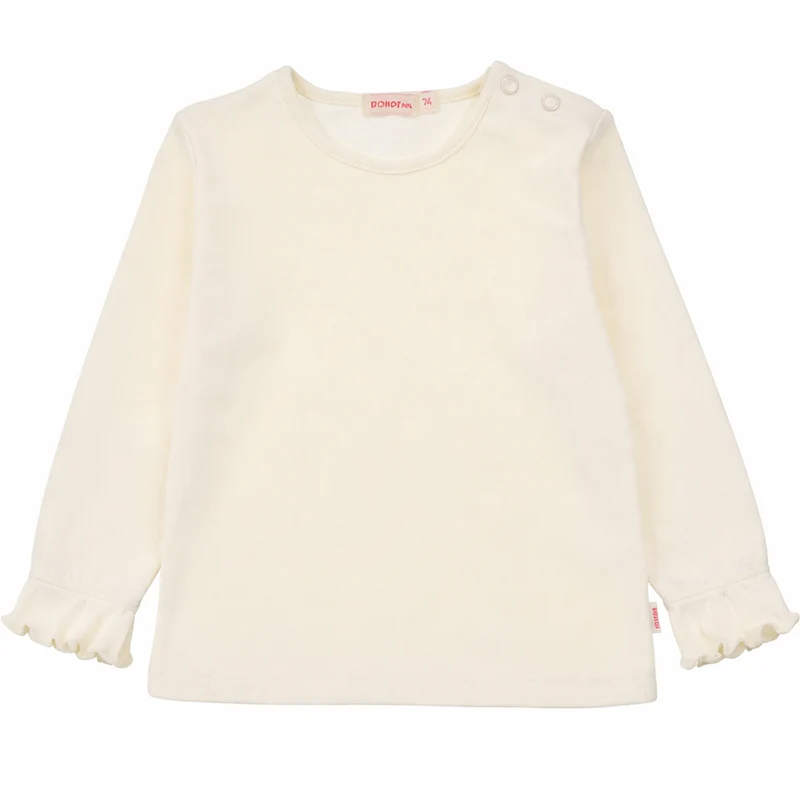 BONDI Mädchen Langarmshirt "Be nature" 86959 | Offwhite
