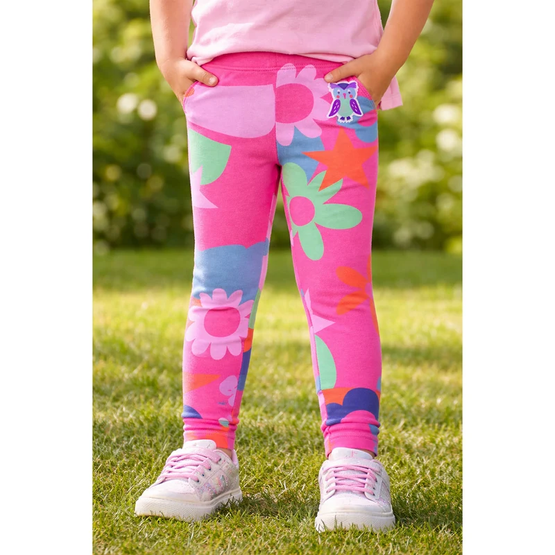 BONDI Baby Mädchen Laufhose "Blumenallover" 86971 | Pink