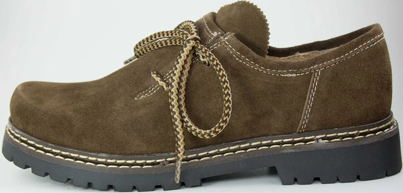 MADDOX Haferlschuhe "Julian" Veloursleder | Holz