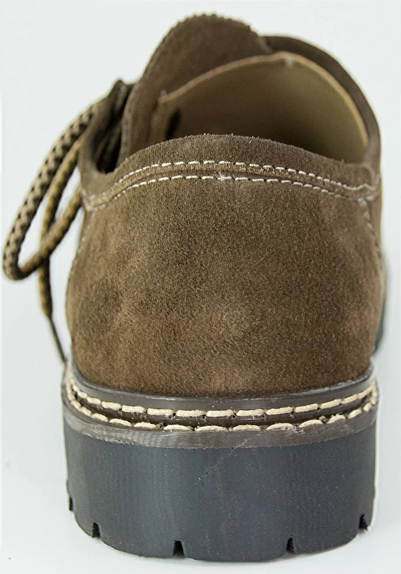 MADDOX Haferlschuhe "Julian" Veloursleder | Holz