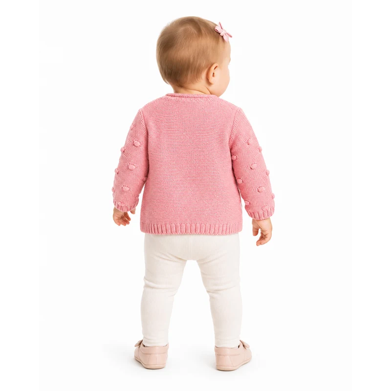 BONDI Baby Mädchen Strickjacke "Be nature" 86960 | Candy