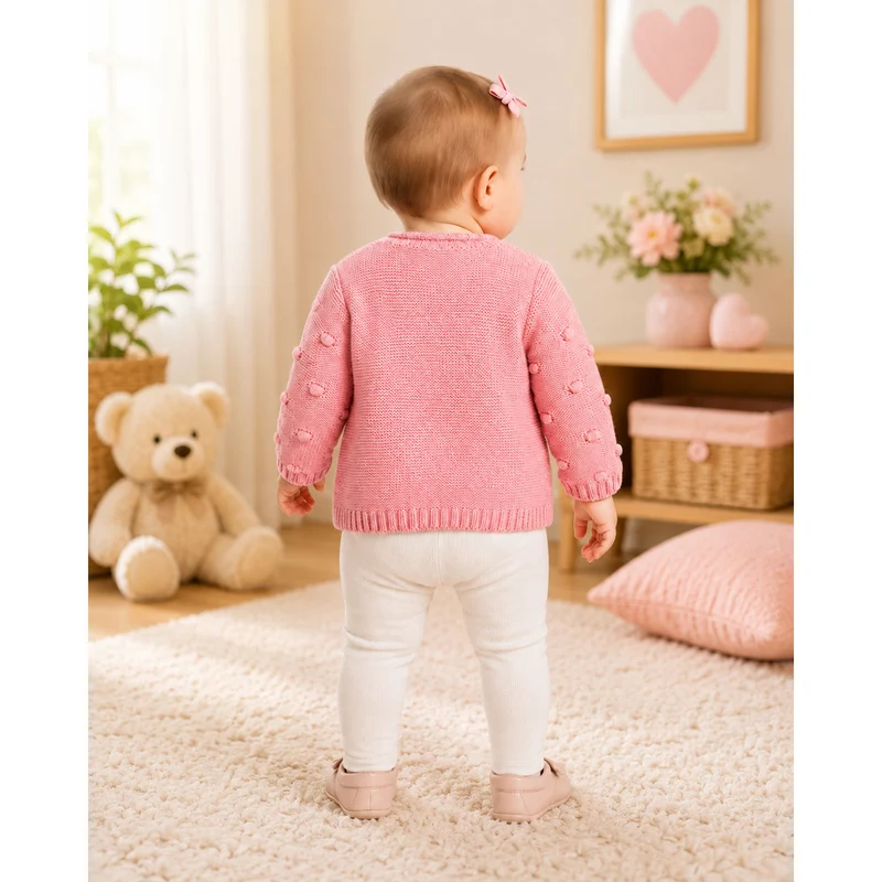 BONDI Baby Mädchen Strickjacke "Be nature" 86960 | Candy