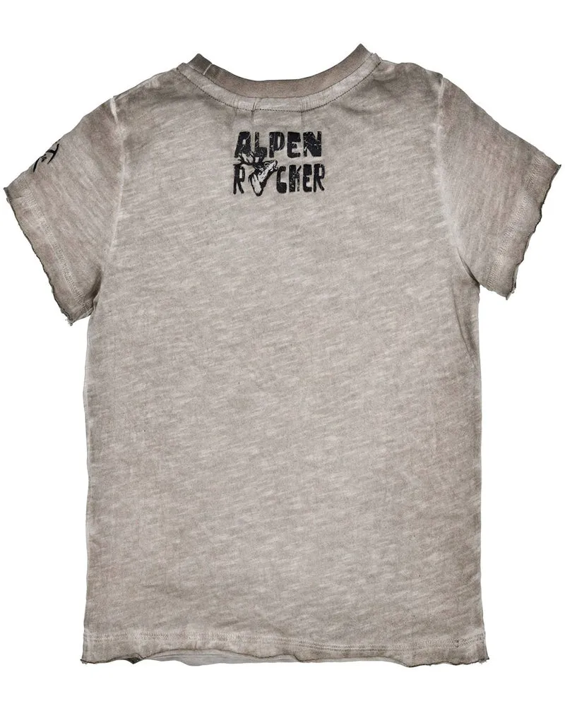 BONDI Jungen T-Shirt "Gib Vollgas" 29907 | Used Stone