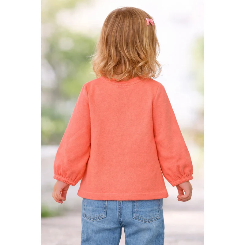 BONDI Baby Mädchen Langarmshirt "Eule" 86968 | Apricot