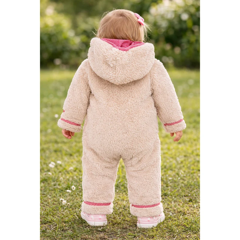 BONDI Baby Trachten Fleece Overall "I mog di" 86936 | Beige