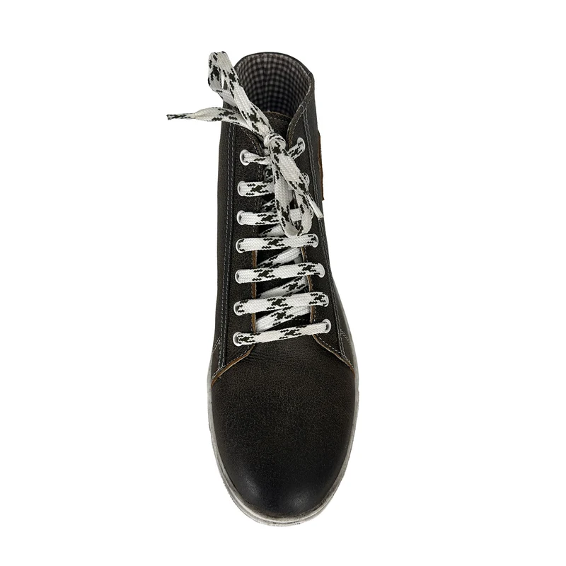 MADDOX Trachten Leder Schuhe Hohe Sneaker "Marinus" | Bernstein