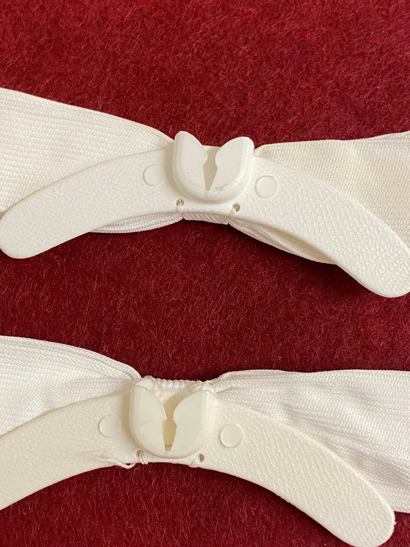 Vintage Fliege Cremeweiß – 2 Stück
