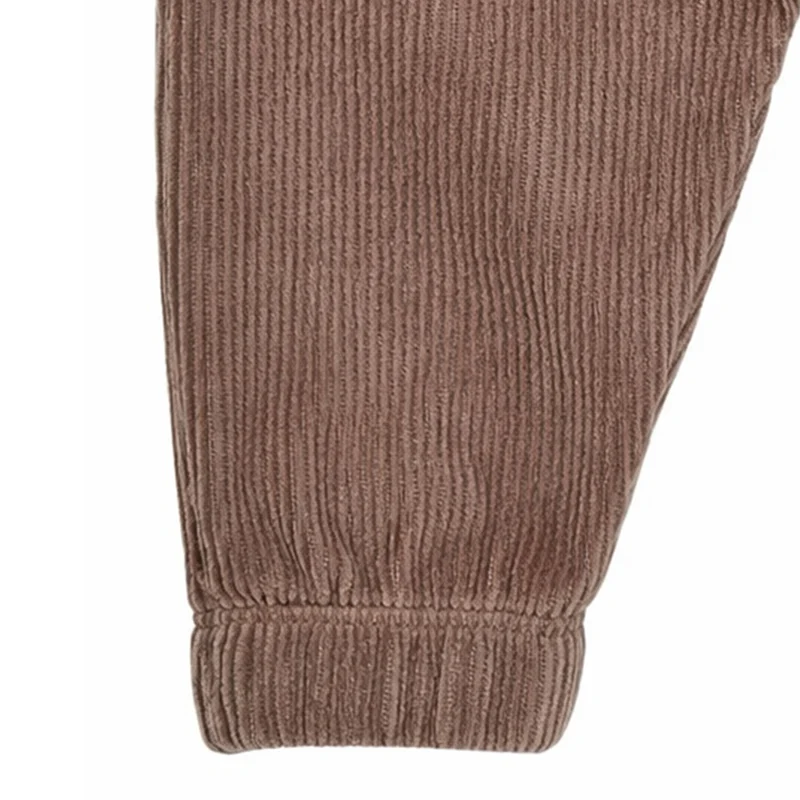 BONDI Baby Jungen Cord Laufhose "Hello little one" 94017 | Schoko