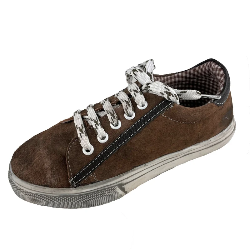 MADDOX Kinder Leder Schuhe Sneaker "Oskar" | Nappato Wood