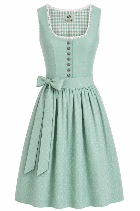 Berwin Long Dirndl 2pcs. 75cm 'Lotte' sage