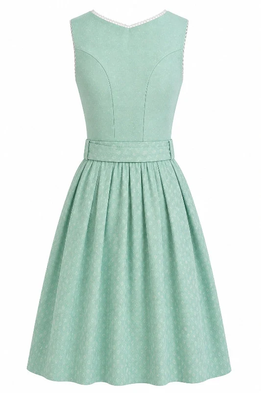 Berwin Long Dirndl 2pcs. 75cm 'Lotte' sage